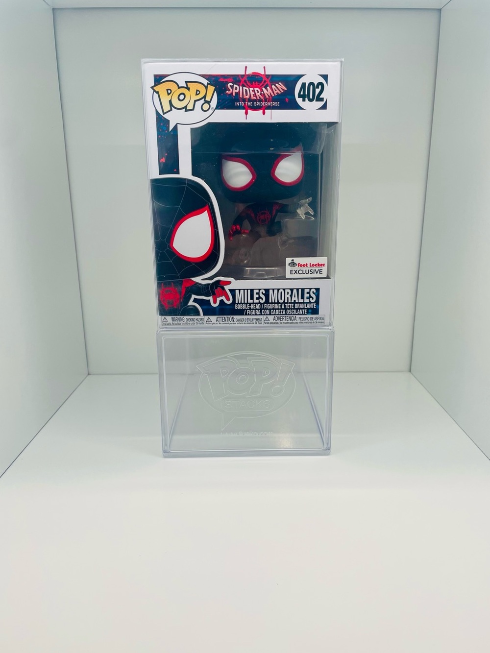 #402 Funko POP! Miles Morales Vinyl Figure - (TRANSLUCENT) FOOT LOCKER EXCLUSIVE